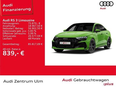 Gebraucht Audi RS3 Sport 400 PS (294 kW) 2026 Grün Limousine