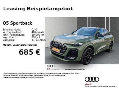 Grün Neu 2025 Audi Q5 Sportback S-Line SUV | 63.333 € (Fairer Preis)