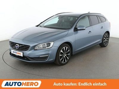 Brugt Volvo V60 Linje Svart 150 HK (110 kW) 2017 Blå Stationcar