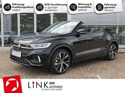 Neu VW T-Roc Cabriolet R-line 150 PS (110 kW) 2025 Deep black perleffekt schwarz Cabrio