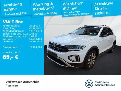 Gebraucht VW T-Roc Goal 116 PS (85 kW) 2025 Weiß SUV