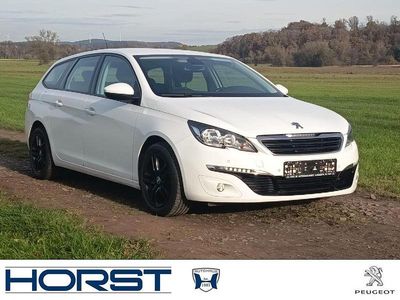 Gebraucht Peugeot 308 SW 120 PS (88 kW) 2015 Lack weiss banquisedeckende lackierung Kombi