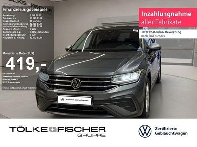 Platinum grey (metallic) Gebraucht 2022 VW Tiguan Allspace Life SUV | 32.889 € (Fairer Preis)