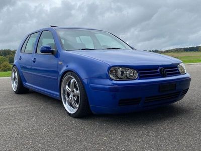 gebraucht VW Golf IV GTI 1.8T SPORTEC TUNING RS BLAU Gewindefahrwerk RECARO