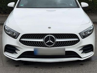 Brugt Mercedes A200 AMG line 163 HK (119 kW) 2021 Hvid Sedan