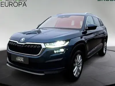 Gebraucht Skoda Kodiaq Style 150 PS (110 kW) 2021 Lavablau metallic SUV