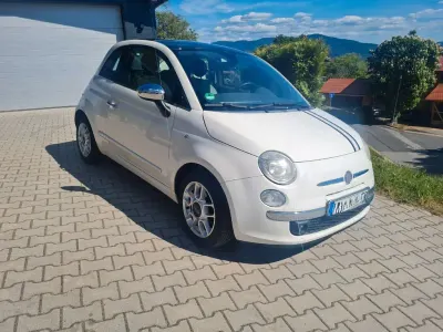 Używany Fiat 500C Pop 69 KM (50 kW) 2009 Biały Kabriolet