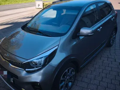 Brugt Kia Picanto X-Line 84 HK (61 kW) 2020 Sølv Hatchback