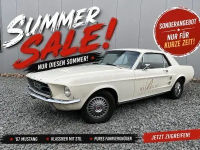 Gebraucht Ford Mustang 122 PS (89 kW) 1967 Weiß Coupé