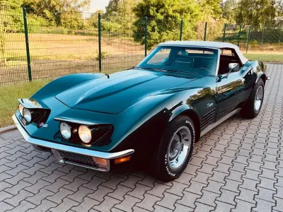 Gebraucht Corvette C3 204 PS (150 kW) 1971 Grün Cabrio