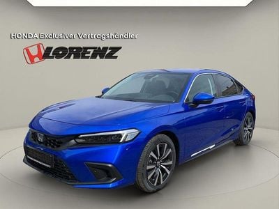 Neu Honda Civic Elegance 184 PS (135 kW) 2025 Blau Limousine