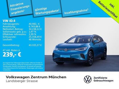 Gebraucht VW ID.4 Pro 210 kW (286 PS) 2025 Blau SUV