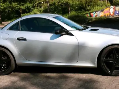 Gebraucht Mercedes SLK200 163 PS (119 kW) 2005 Silber Cabrio