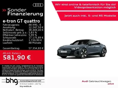 Gebraucht Audi e-tron GT quattro Ambiente 350 kW (476 PS) 2023 Grau Limousine