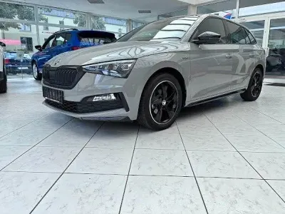 Gebraucht Skoda Scala Monte Carlo 150 PS (110 kW) 2022 Seda steel/steel grau Kleinwagen