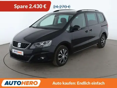 Gebraucht Seat Alhambra Style 150 PS (110 kW) 2020 Schwarz Van / Kleinbus