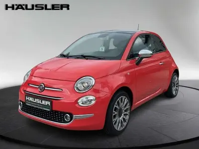 Brugt Fiat 500 Lounge 69 HK (50 kW) 2018 Rød Hatchback
