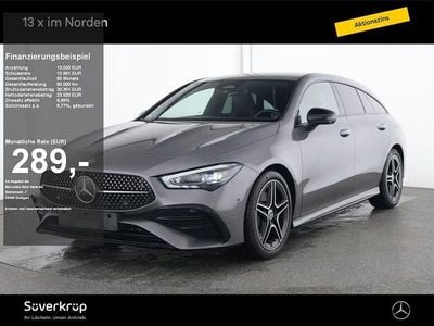 Graulack mountaingrau (metallic) Gebraucht 2024 Mercedes CLA200 Shooting Brake AMG Kombi | 36.920 € (Etwas zu teuer)