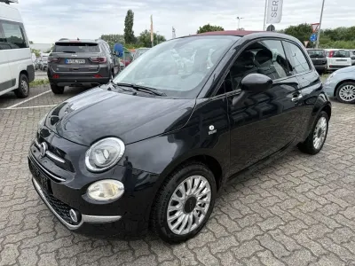 Gebraucht Fiat 500C Lounge 69 PS (50 kW) 2016 Vesuvio schwarz metallic Cabrio