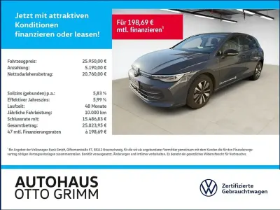 Gebraucht VW Golf VIII Goal 116 PS (85 kW) 2025 Grau Limousine