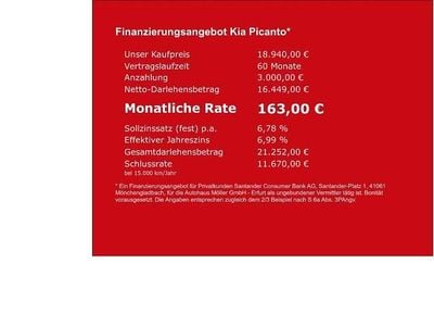 Ny Kia Picanto Vision 68 HK (50 kW) 2026 Grå Hatchback