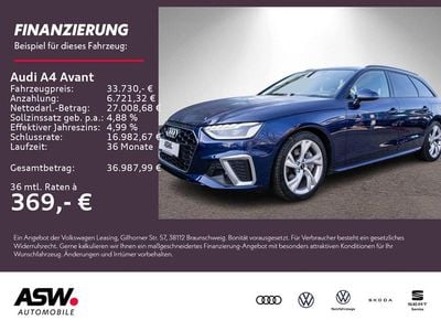 Gebraucht Audi A4 S-Line 204 PS (150 kW) 2023 Navarrablau metallic Kombi