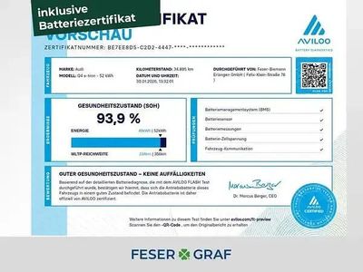 Kieselgrau Gebraucht 2022 Audi Q4 e-tron Comfort SUV | 25.640 € (Fairer Preis)