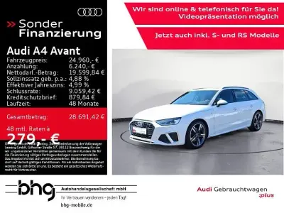 Gebraucht Audi A4 S-Line 163 PS (119 kW) 2023 Weiß Kombi