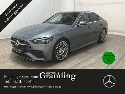 Gebraucht Mercedes C200 AMG 204 PS (150 kW) 2024 Lack selenitgrau (metallic) Limousine