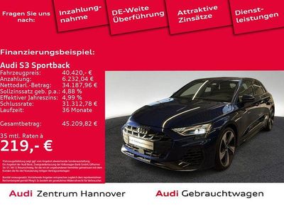 2d navarrablau metallic Gebraucht 2024 Audi S3 Sport Limousine | 40.420 € (Superpreis)