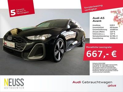 Gebraucht Audi A5 S-Line 299 PS (219 kW) 2025 Mythosschwarz metallic Kombi