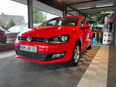 Gebraucht VW Polo Comfortline 86 PS (63 kW) 2009 Rot Kleinwagen