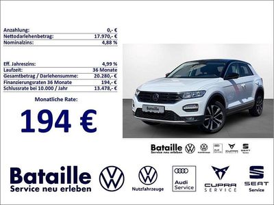 Second-hand VW T-Roc United 116 CP (85 kW) 2020 Alb SUV