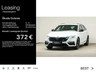 Gebraucht Skoda Octavia RS 200 PS (147 kW) 2023 Moonweiß perleffekt/moonweiss metallic (metallic) Kombi