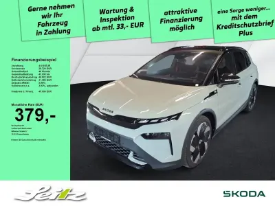 Gebraucht Skoda Elroq Lodge 210 kW (286 PS) 2025 Timianogrün blackmagic perleffekt SUV