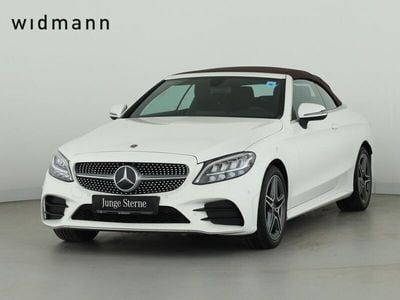 Gebraucht Mercedes C180 AMG 156 PS (114 kW) 2020 Polarweiß Cabrio