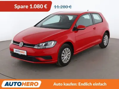 Gebraucht VW Golf VII Trendline 86 PS (63 kW) 2017 Rot Limousine