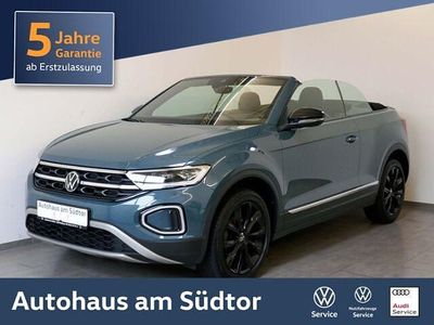 Używany VW T-Roc Cabriolet Style 150 KM (110 kW) 2022 Niebieski Kabriolet