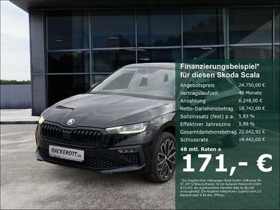 Neu Skoda Scala Drive 116 PS (85 kW) 2025 Schwarz Kleinwagen
