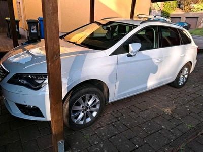 Usata Seat Leon ST 116 CV (85 kW) 2018 Bianco Station wagon