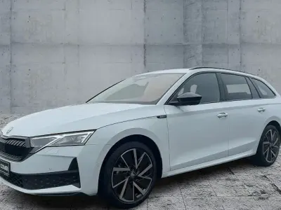 Neu Skoda Octavia SportLine 150 PS (110 kW) 2025 Weiß Kombi