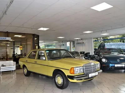 Gebraucht Mercedes 230 109 PS (80 kW) 1977 Mimosagelb (618u) Limousine