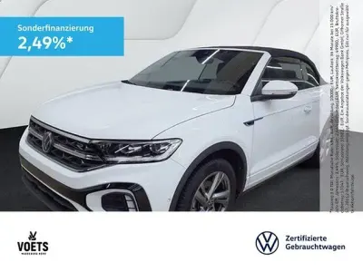 Gebraucht VW T-Roc Cabriolet R-line 150 PS (110 kW) 2025 Weiß Cabrio