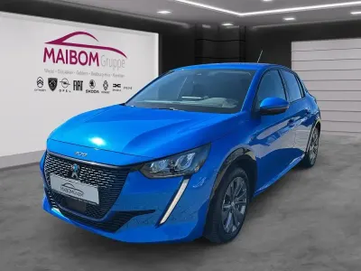 Gebraucht Peugeot e-208 Allure 100 kW (136 PS) 2021 Blau/typ aussenverkleidung met Kleinwagen