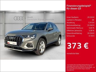 Grau Gebraucht 2021 Audi Q3 Advanced SUV | 29.550 € (Fairer Preis)