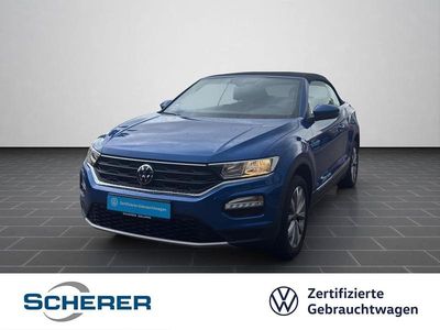 Gebraucht VW T-Roc Style 110 PS (80 kW) 2021 Ravennablau metallic schwarz (metallic) SUV