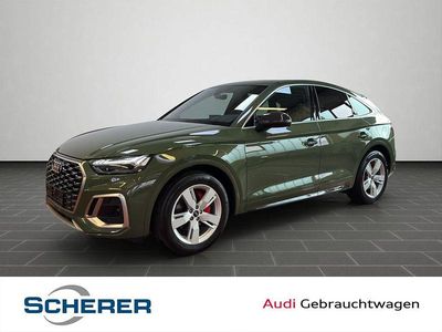 Gebraucht Audi Q5 Sportback Business 204 PS (150 kW) 2022 Distriktgrün metallic (metallic) SUV