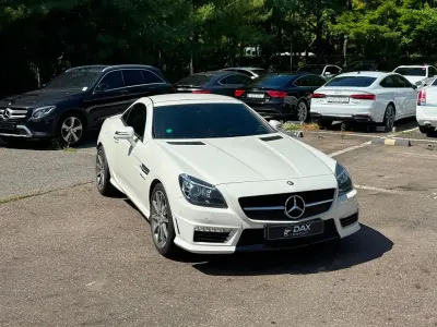 Gebraucht Mercedes SLK55 AMG AMG 421 PS (309 kW) 2012 Weiß Cabrio