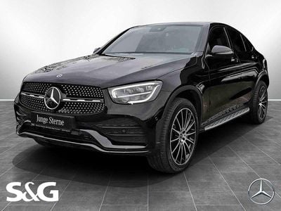 Unilack schwarz Gebraucht 2021 Mercedes GLC300e AMG Coupé | 46.870 € (Fairer Preis)