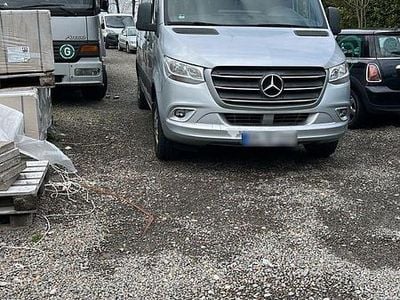 Używany Mercedes Sprinter 163 KM (119 kW) 2018 Srebrny Van